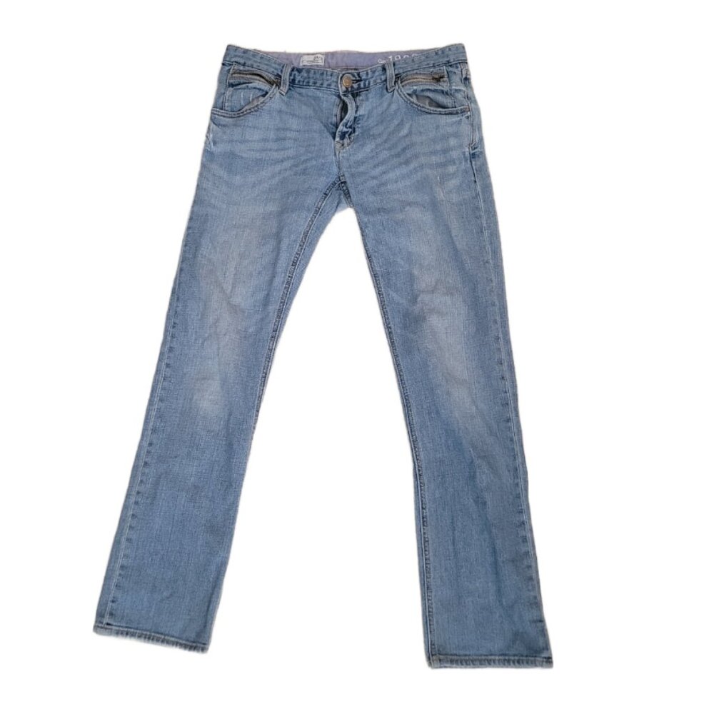 Gap 1969 Girlfriend Jeans with Zippered Pockets